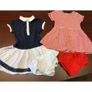 トミーヒルフィガー(TOMMY HILFIGER)のトミーヒルフィガー90サイズ女の子ワンピース2点(ワンピース)