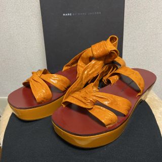 マークバイマークジェイコブス(MARC BY MARC JACOBS)の未使用　MARC BY MARC JACOBS レザーサンダル(サンダル)