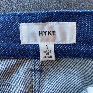 ハイク(HYKE)の値下げしました　hyke ハイク　デニム　スカート(ひざ丈スカート)