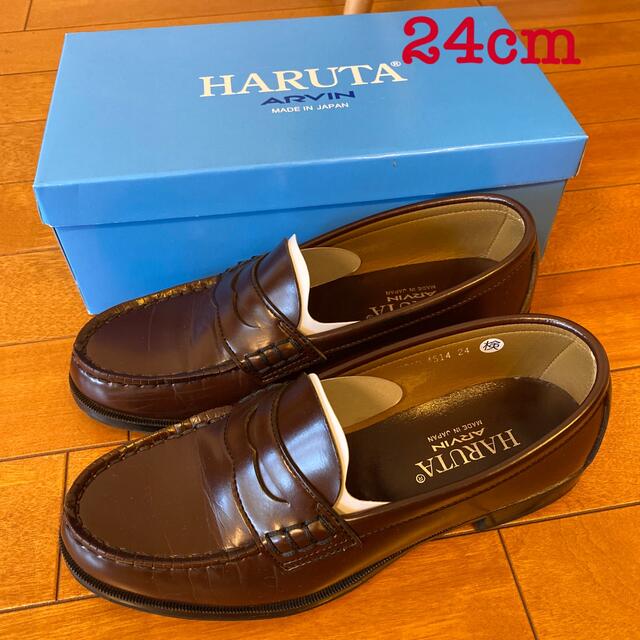 HARUTA(ハルタ)のHARUTAローファー　24EE ブラウン レディースの靴/シューズ(ローファー/革靴)の商品写真