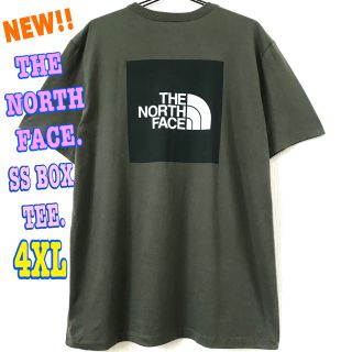 ザノースフェイス(THE NORTH FACE)のちょい訳あり ♪ ノースフェイス BOX シャツ ニュートープ 4XL(Tシャツ/カットソー(半袖/袖なし))