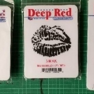 ★tm★様確認用☆DEEPRED☆唇ラバースタンプ(はんこ)