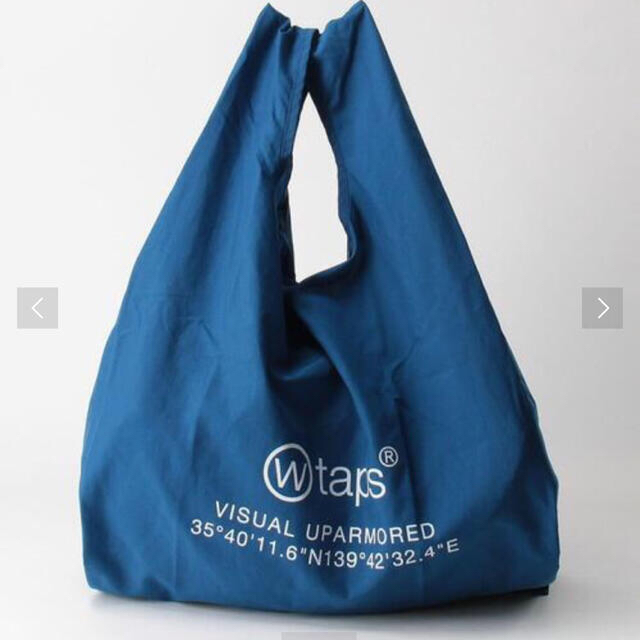 W)taps(ダブルタップス)の【新品】 WTAPS CONVENI BAG NYLON BEIGE BLUE メンズのバッグ(エコバッグ)の商品写真