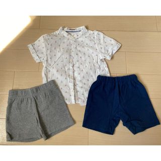 ザラキッズ(ZARA KIDS)のキッズ　ベビー　パンツ　シャツ　セット(シャツ/カットソー)