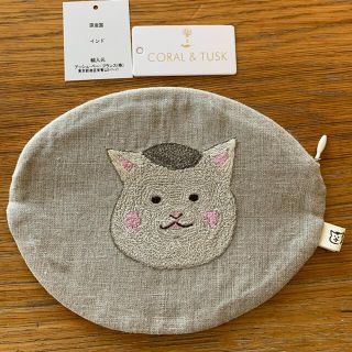 H.P.FRANCE - きょうの猫村さん ポーチ 非売品ポストカード 付きの