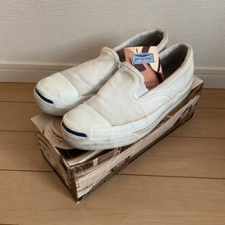 コンバース(CONVERSE)のconverse コンバース　ジャックパーセル　スリッポン　USA製　ビンテージ(スニーカー)