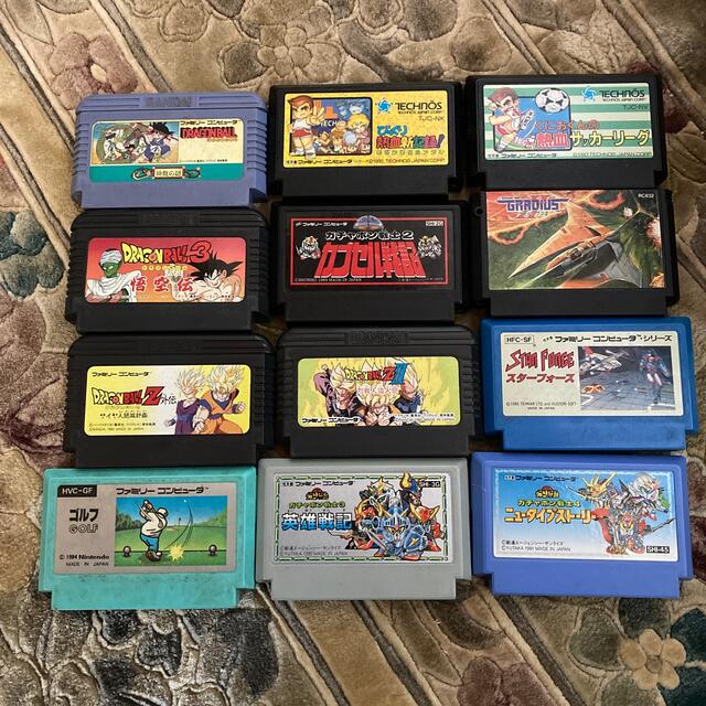 ファミリーコンピュータ - ファミコンソフトまとめ売り12本の通販 by