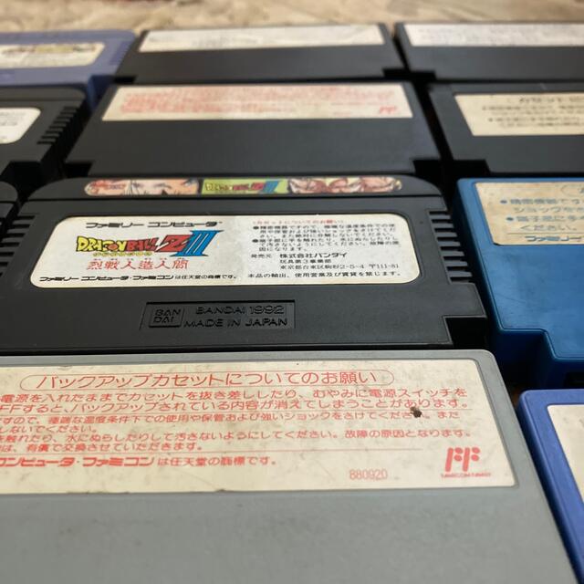 ファミリーコンピュータ - ファミコンソフトまとめ売り12本の通販 by