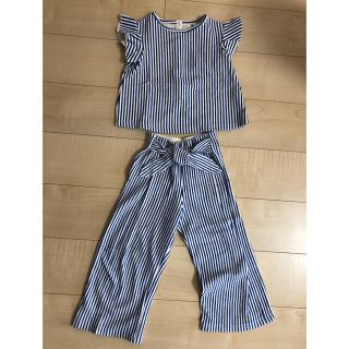 ザラキッズ(ZARA KIDS)のzara girls セットアップ116cm 上着新品・パンツ使用済(その他)