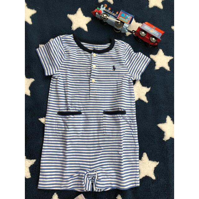 POLO RALPH LAUREN(ポロラルフローレン)の【新品未使用】ラルフローレン  ロンパース キッズ/ベビー/マタニティのベビー服(~85cm)(ロンパース)の商品写真