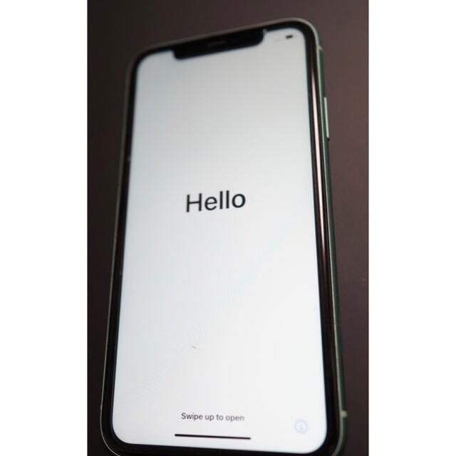 Apple(アップル)のiPhone11 グリーン 128㎇  SIMロック解除済み スマホ/家電/カメラのスマートフォン/携帯電話(スマートフォン本体)の商品写真