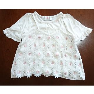 Tシャツ キャミ セット 女の子 120cm(Tシャツ/カットソー)