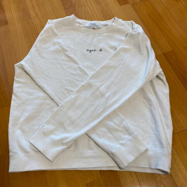 agnes b.(アニエスベー)のアニエスベー 白 トレーナー ☽☽ メンズのトップス(Tシャツ/カットソー(七分/長袖))の商品写真