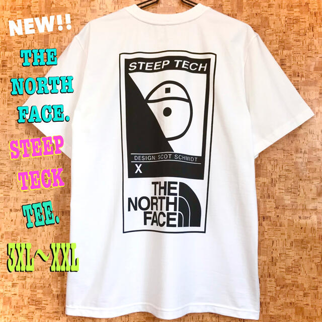 ヘビーウェイト☆ 3XL ~ XXL 新品 STEEP TECK Tシャツ 白メンズ