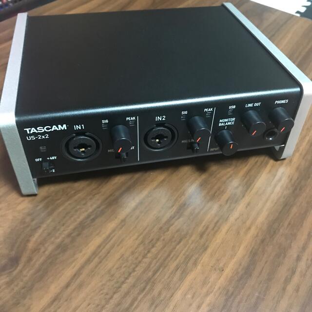 TASCAM US 2×2  タスカム　オーディオインターフェース