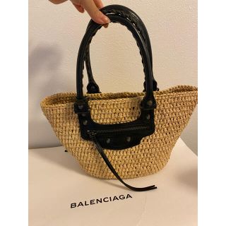 バレンシアガ(Balenciaga)の値下げ！！バレンシアガ BALENCIAGA かごバッグ (かごバッグ/ストローバッグ)