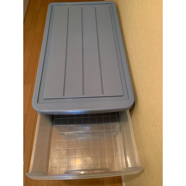 SNOOPY(スヌーピー)のスヌーピー　収納ボックス　3段　プラスチック インテリア/住まい/日用品の収納家具(ケース/ボックス)の商品写真