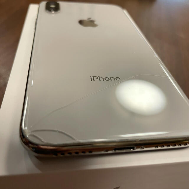 スマートフォン本体iPhone X 64G au Silver