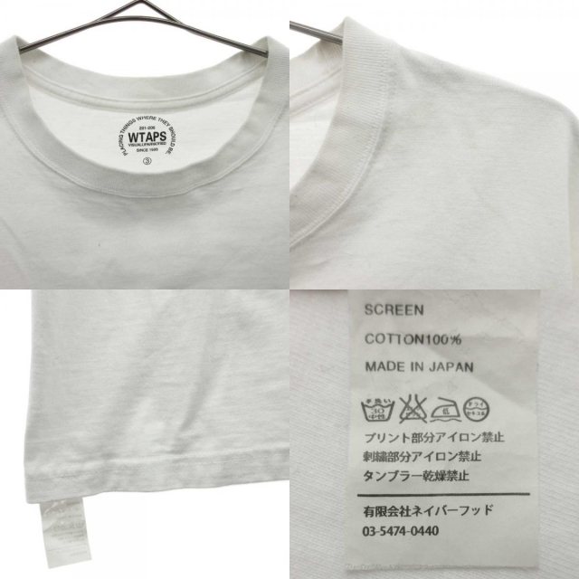 W)taps(ダブルタップス)のWTAPS ダブルタップス 半袖Tシャツ メンズのトップス(Tシャツ/カットソー(半袖/袖なし))の商品写真