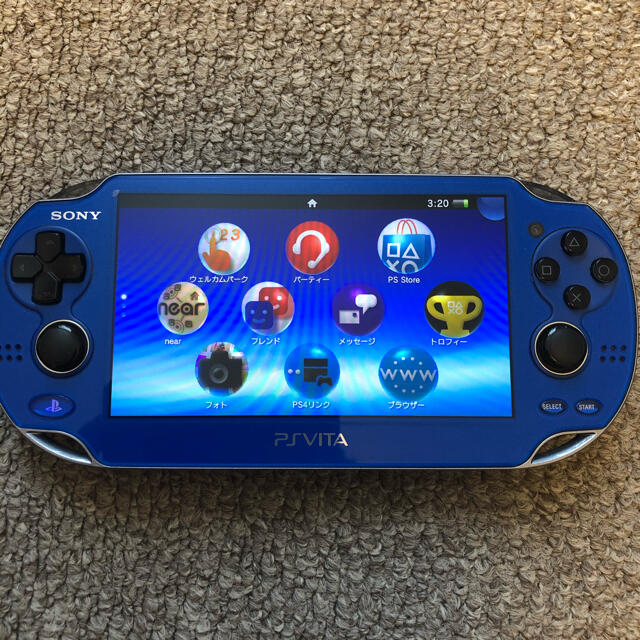 プレイステーションvita 本体　サファイアブルー　PCH-1000 3