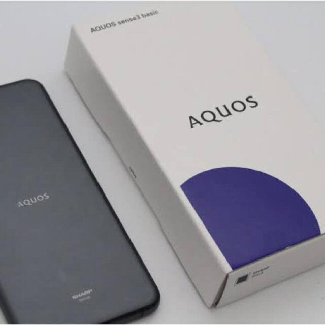 AQUOS(アクオス)のSHV48 AQUOS sense3 basic 【新品・未使用】black スマホ/家電/カメラのスマートフォン/携帯電話(スマートフォン本体)の商品写真