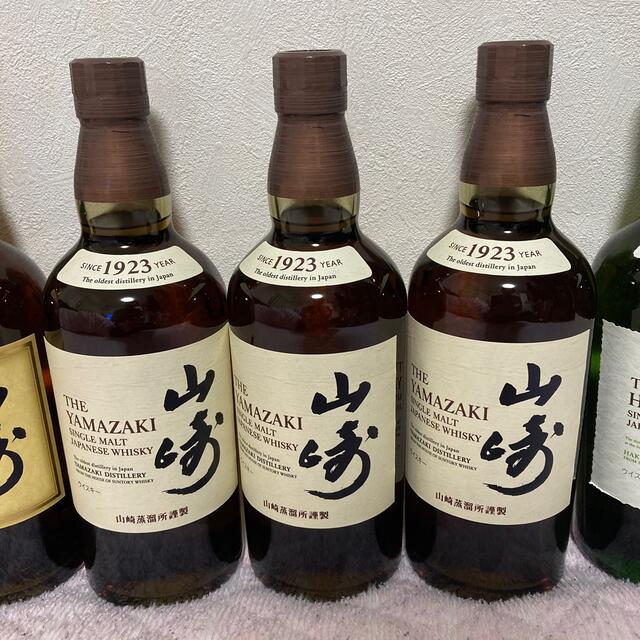 サントリー(サントリー)のサントリー山崎１２年×３本・山崎NV×３本・白州NV×２本　セット 食品/飲料/酒の酒(ウイスキー)の商品写真