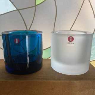 イッタラ(iittala)のイッタラ　キビ　kivi ターコイズとフロスト2点❣️(置物)