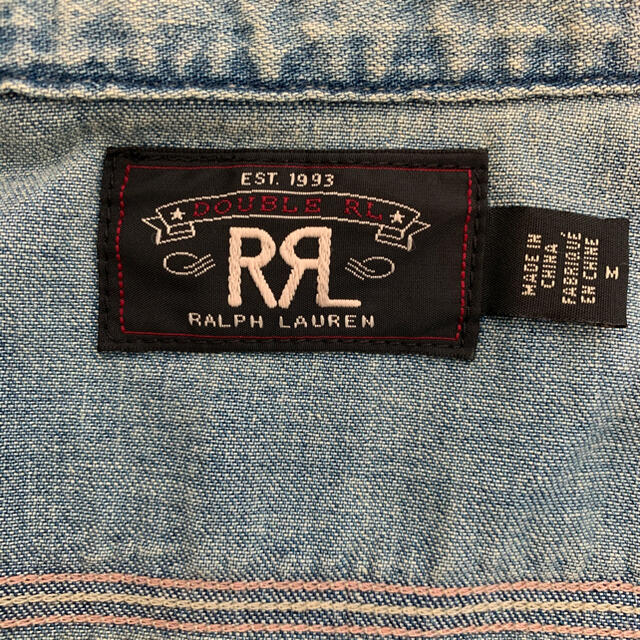 RRL(ダブルアールエル)のRRL Indigo デニム シャツ　キムタク着用モデル メンズのトップス(シャツ)の商品写真