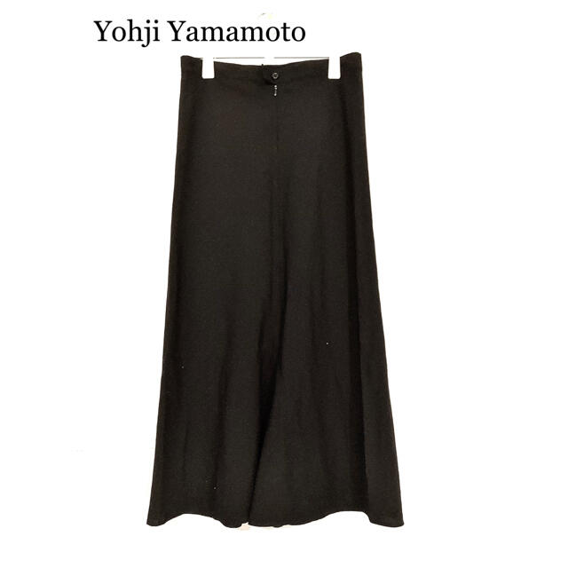 16ss yohji yamamoto シワギャバキュロット ワイドパンツ-