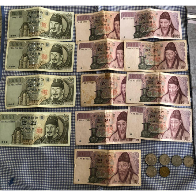 韓国紙幣49000ウォン