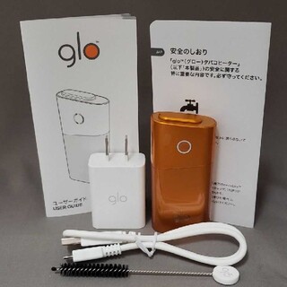 グロー(glo)の新品未使用glo グローシリーズ2 mini本体フルセット色　オレンジ(タバコグッズ)