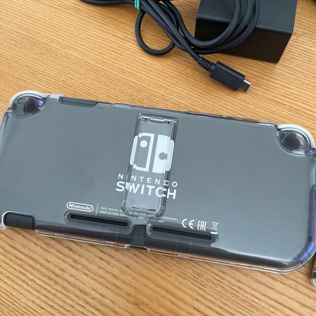 Nintendo Switch(ニンテンドースイッチ)のNintendo Switch Liteグレー　どうぶつの森セット エンタメ/ホビーのゲームソフト/ゲーム機本体(家庭用ゲーム機本体)の商品写真