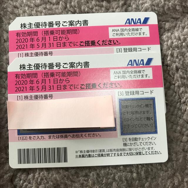 たくく様専用　　ANA 株主優待券２枚➕ANA各種優待券 チケットの優待券/割引券(その他)の商品写真