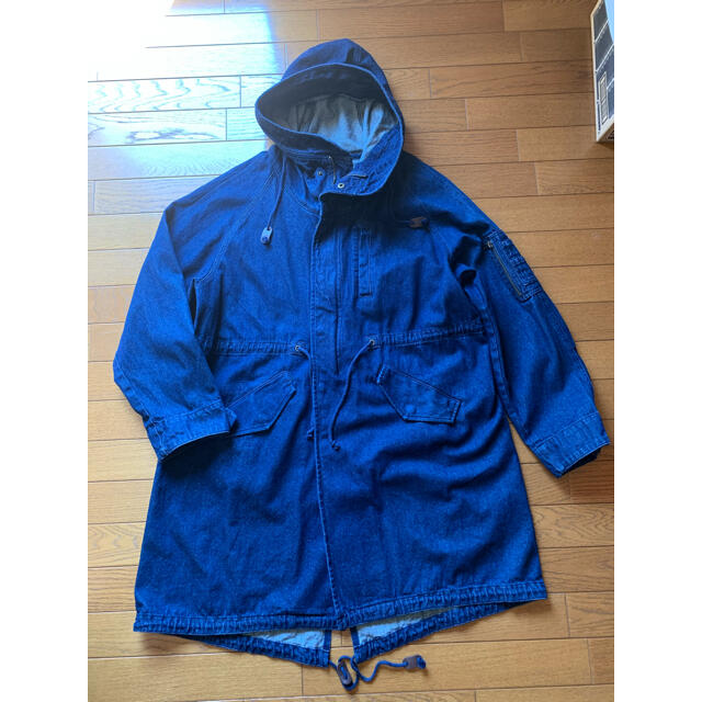 デニム　ロング　コート　アウター　春 レディースのジャケット/アウター(ロングコート)の商品写真