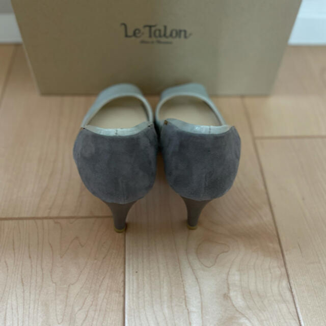 Le Talon(ルタロン)のルタロン Le Talon  オープントゥ異素材パンプス　36.5 レディースの靴/シューズ(ハイヒール/パンプス)の商品写真