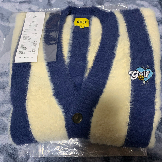 golf wang STRIPED MOHAIR CARDIGAN