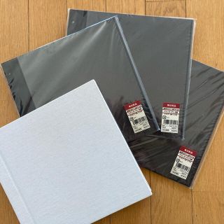 ムジルシリョウヒン(MUJI (無印良品))の【無印良品】綿麻増やせるフリー台紙　アルバム用(アルバム)