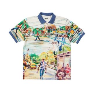 シュプリーム(Supreme)のPalace Trolley Polo White L(ポロシャツ)