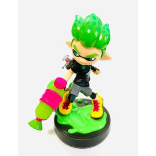 ニンテンドウ(任天堂)のネオングリーン ボーイ amiibo アミーボ スプラトゥーン 2 Switch(ゲームキャラクター)