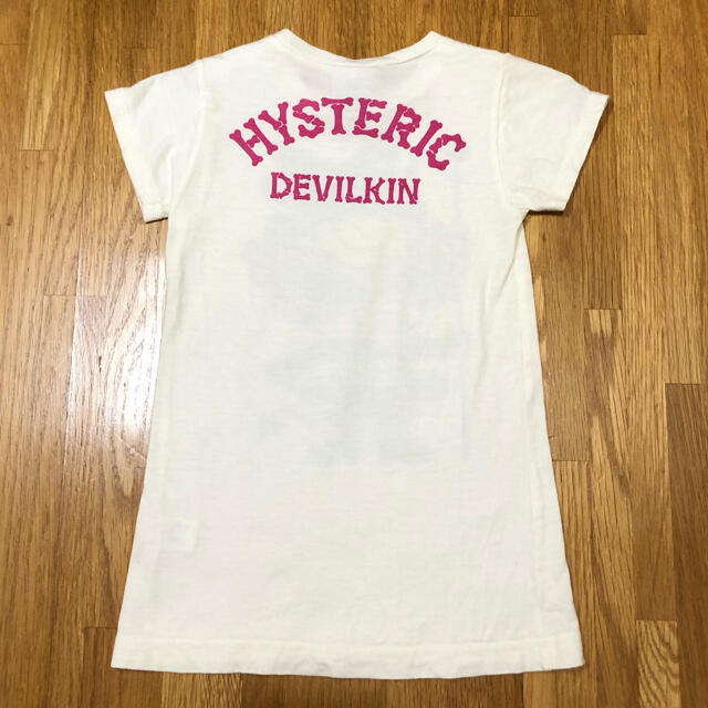 HYSTERIC MINI(ヒステリックミニ)のhysteric mini 80cm DEVILKIN 半袖Tシャツワンピース  キッズ/ベビー/マタニティのベビー服(~85cm)(ワンピース)の商品写真