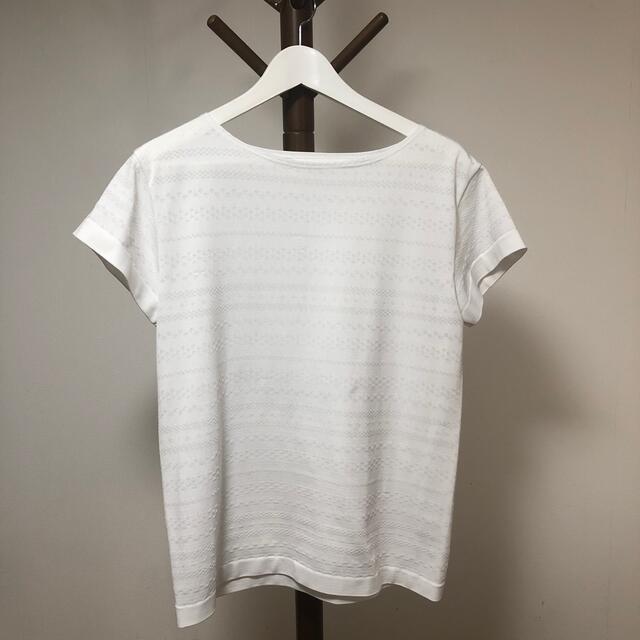 GU(ジーユー)のGU SPORTS 白Tシャツ レディースのトップス(Tシャツ(半袖/袖なし))の商品写真