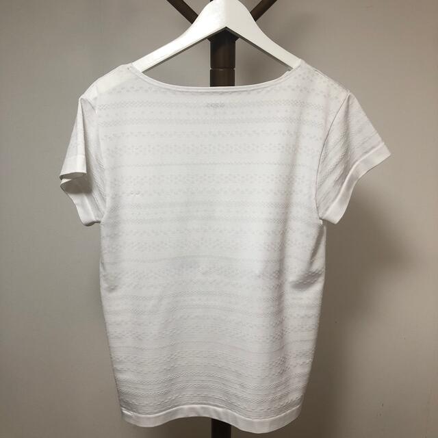 GU(ジーユー)のGU SPORTS 白Tシャツ レディースのトップス(Tシャツ(半袖/袖なし))の商品写真