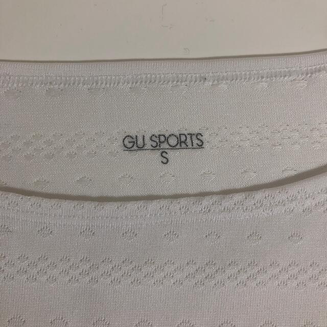 GU(ジーユー)のGU SPORTS 白Tシャツ レディースのトップス(Tシャツ(半袖/袖なし))の商品写真