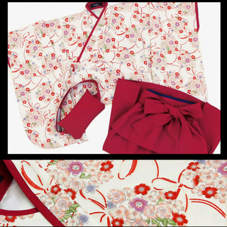 オークドール　袴　（袴ドレス）　110 ㎝　ブーツ18㎝付き　卒園式に(和服/着物)