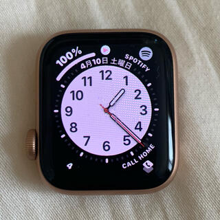 アップルウォッチ(Apple Watch)のApple Watch SE GPSモデル 40mm ローズゴールド キズあり(その他)