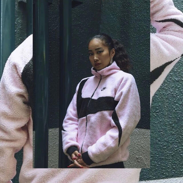 NIKE ボアジャケット pink