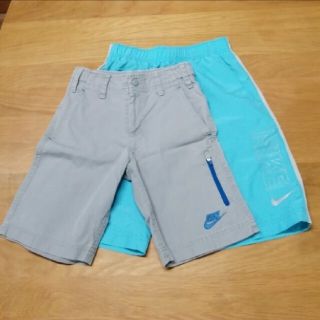 ナイキ(NIKE)の☆NIKE  ショートパンツ セット グレー ・ブルー 120～130(パンツ/スパッツ)