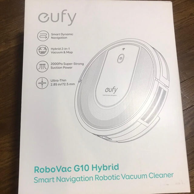 【新品未開封】Eufy RoboVac G10 Hybrid （ホワイト）