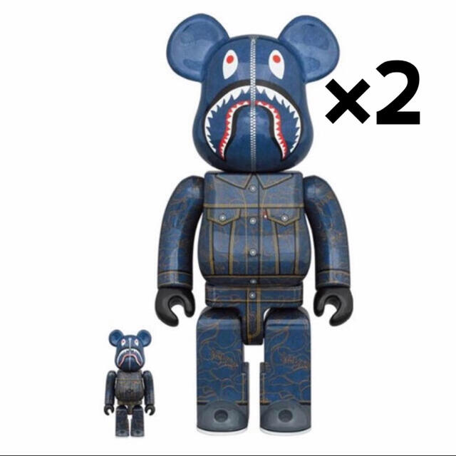 エンタメ/ホビーBE@RBRICK BAPE®︎ x Levi’s®︎  100% & 400%