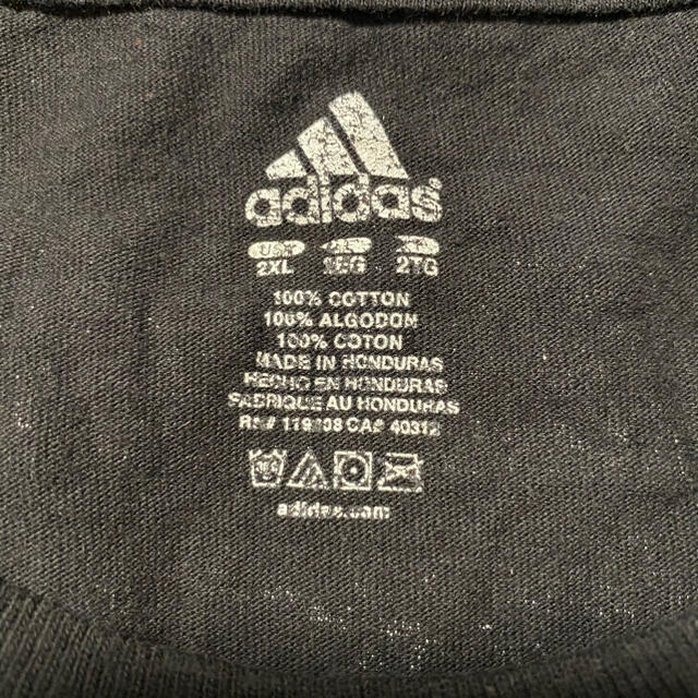 adidas(アディダス)の90s 古着 アディダス Tシャツ 両面プリント ビッグシルエット ゆるだぼ メンズのトップス(Tシャツ/カットソー(半袖/袖なし))の商品写真